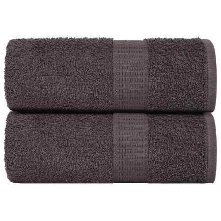 Toallas de jabón 2 uds antracita 30x30 cm 360 gsm 100% algodón de , Toallas - Ref: Foro24-136673, Precio: 11,29 €, Descuento: %