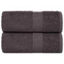 Toallas de jabón 2 uds antracita 30x30 cm 360 gsm 100% algodón de , Toallas - Ref: Foro24-136673, Precio: 11,29 €, Descuento: %