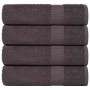 Toallas de ducha 4 uds 100% algodón antracita 70x140 cm 360 gsm de , Toallas - Ref: Foro24-136686, Precio: 41,13 €, Descuento: %