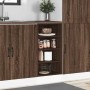 Armario de horno madera ingeniería roble ahumado 40x44,5x81,5cm de , Armarios de cocina - Ref: Foro24-854208, Precio: 63,73 €...