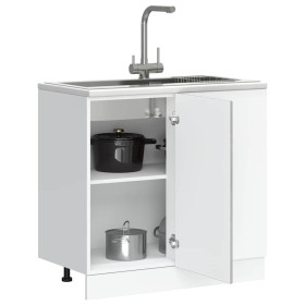 Mueble bajo de cocina porto gris sonoma madera reconstituida de , Armarios de cocina - Ref: Foro24-854304, Precio: 83,65 €, D...