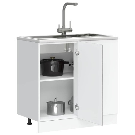Mueble bajo de cocina porto gris sonoma madera reconstituida de , Armarios de cocina - Ref: Foro24-854304, Precio: 83,65 €, D...