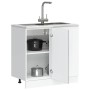 Mueble bajo de cocina porto gris sonoma madera reconstituida de , Armarios de cocina - Ref: Foro24-854304, Precio: 83,65 €, D...