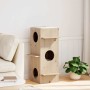 Casa para gatos madera maciza pino 43x43x90 cm de , Mobiliario para gatos - Ref: Foro24-859298, Precio: 88,35 €, Descuento: %