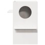 Casa para gatos madera maciza pino blanca 43x43x60 cm de , Mobiliario para gatos - Ref: Foro24-859302, Precio: 69,44 €, Descu...