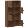 Estantería de madera de ingeniería marrón roble 60x24x101,5 cm de , Librerías y estanterías - Ref: Foro24-860397, Precio: 79,...
