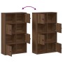 Estantería de madera de ingeniería marrón roble 60x24x101,5 cm de , Librerías y estanterías - Ref: Foro24-860397, Precio: 79,...