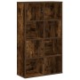 Estantería madera de ingeniería roble ahumado 60x24x101,5 cm de , Librerías y estanterías - Ref: Foro24-860395, Precio: 76,08...