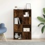 Estantería madera de ingeniería roble ahumado 60x24x101,5 cm de , Librerías y estanterías - Ref: Foro24-860395, Precio: 76,08...