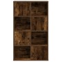 Estantería madera de ingeniería roble ahumado 60x24x101,5 cm de , Librerías y estanterías - Ref: Foro24-860395, Precio: 76,08...