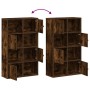 Estantería madera de ingeniería roble ahumado 60x24x101,5 cm de , Librerías y estanterías - Ref: Foro24-860395, Precio: 76,08...