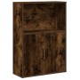 Estantería madera de ingeniería roble ahumado 60x24x85 cm de , Librerías y estanterías - Ref: Foro24-860413, Precio: 59,13 €,...