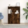 Estantería madera de ingeniería roble ahumado 60x24x85 cm de , Librerías y estanterías - Ref: Foro24-860413, Precio: 59,13 €,...