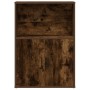 Estantería madera de ingeniería roble ahumado 60x24x85 cm de , Librerías y estanterías - Ref: Foro24-860413, Precio: 59,13 €,...