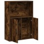 Estantería madera de ingeniería roble ahumado 60x24x85 cm de , Librerías y estanterías - Ref: Foro24-860413, Precio: 59,13 €,...