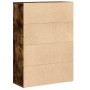 Estantería madera de ingeniería roble ahumado 60x24x85 cm de , Librerías y estanterías - Ref: Foro24-860413, Precio: 59,13 €,...