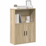 Estantería de madera de ingeniería roble sonoma 60x24x85 cm de , Librerías y estanterías - Ref: Foro24-860411, Precio: 59,79 ...