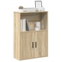 Estantería de madera de ingeniería roble sonoma 60x24x85 cm de , Librerías y estanterías - Ref: Foro24-860411, Precio: 59,79 ...