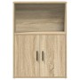 Estantería de madera de ingeniería roble sonoma 60x24x85 cm de , Librerías y estanterías - Ref: Foro24-860411, Precio: 59,79 ...