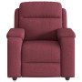 Sillón reclinable de tela rojo tinto de , Sillones - Ref: Foro24-4015683, Precio: 188,89 €, Descuento: %