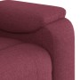 Sillón reclinable de tela rojo tinto de , Sillones - Ref: Foro24-4015683, Precio: 188,89 €, Descuento: %