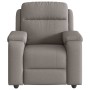 Sillón de masaje reclinable de tela gris taupé de , Sillones - Ref: Foro24-4015697, Precio: 241,36 €, Descuento: %