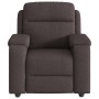 Sillón de masaje reclinable de tela marrón oscuro de , Sillones - Ref: Foro24-4015695, Precio: 219,02 €, Descuento: %