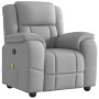 Sillón de masaje reclinable de tela gris nube de , Sillones - Ref: Foro24-4015719, Precio: 248,36 €, Descuento: %