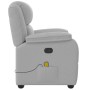 Sillón de masaje reclinable de tela gris nube de , Sillones - Ref: Foro24-4015719, Precio: 248,36 €, Descuento: %