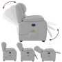 Sillón de masaje reclinable de tela gris nube de , Sillones - Ref: Foro24-4015719, Precio: 248,36 €, Descuento: %