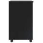 Cajonera con ruedas MOSS madera maciza de pino negro de , Taquillas y armarios de almacenamiento - Ref: Foro24-4015784, Preci...