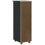 Cajonera con ruedas MOSS madera maciza de pino negro de , Taquillas y armarios de almacenamiento - Ref: Foro24-4015786, Preci...