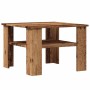 Mesa de centro madera contrachapada madera antigua 60x60x42 cm de , Mesas de centro - Ref: Foro24-855794, Precio: 52,95 €, De...