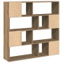 Estantería/divisor de espacios roble artisan 105x24x102 cm de , Divisores de ambientes - Ref: Foro24-855831, Precio: 92,25 €,...