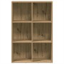 Estantería/Aparador contrachapada roble artesanal 66x30x98 cm de , Librerías y estanterías - Ref: Foro24-855827, Precio: 77,0...