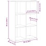 Estantería/Aparador contrachapada roble artesanal 66x30x98 cm de , Librerías y estanterías - Ref: Foro24-855827, Precio: 77,0...