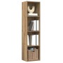 Mueble TV/Librería madera vieja 36x30x143cm madera ingeniería de , Estantes y estanterías - Ref: Foro24-855812, Precio: 74,69...