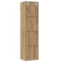 Mueble TV/Librería madera vieja 36x30x143cm madera ingeniería de , Estantes y estanterías - Ref: Foro24-855812, Precio: 74,69...