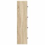 Estantería de madera de ingeniería gris hormigón 40x24x102 cm de , Librerías y estanterías - Ref: Foro24-860376, Precio: 68,2...