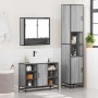 Set de muebles de baño 3 pzas madera contrachapada gris sonoma de , Muebles de baño - Ref: Foro24-3301123, Precio: 299,37 €, ...
