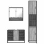 Set de muebles de baño 3 pzas madera contrachapada gris sonoma de , Muebles de baño - Ref: Foro24-3301123, Precio: 299,37 €, ...