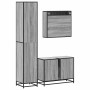 Set de muebles de baño 3 pzas madera contrachapada gris sonoma de , Muebles de baño - Ref: Foro24-3301123, Precio: 299,37 €, ...