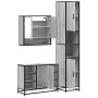 Set de muebles de baño 3 pzas madera contrachapada gris sonoma de , Muebles de baño - Ref: Foro24-3301123, Precio: 299,37 €, ...