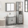 Set de muebles de baño 3 pzas madera contrachapada gris sonoma de , Muebles de baño - Ref: Foro24-3301128, Precio: 252,88 €, ...
