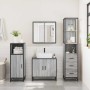 Set de muebles de baño 3 pzas madera contrachapada gris sonoma de , Muebles de baño - Ref: Foro24-3301128, Precio: 252,88 €, ...