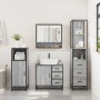 Set de muebles de baño 3 pzas madera contrachapada gris sonoma de , Muebles de baño - Ref: Foro24-3301168, Precio: 287,34 €, ...