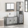 Set de muebles de baño 3 pzas madera contrachapada gris sonoma de , Muebles de baño - Ref: Foro24-3301163, Precio: 275,58 €, ...