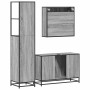 Set de muebles de baño 3 pzas madera contrachapada gris sonoma de , Muebles de baño - Ref: Foro24-3301163, Precio: 275,58 €, ...
