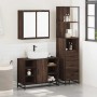 Set de muebles baño 3 pzas madera contrachapada roble marrón de , Muebles de baño - Ref: Foro24-3301154, Precio: 250,43 €, De...