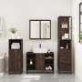 Set de muebles baño 3 pzas madera contrachapada roble marrón de , Muebles de baño - Ref: Foro24-3301154, Precio: 250,43 €, De...